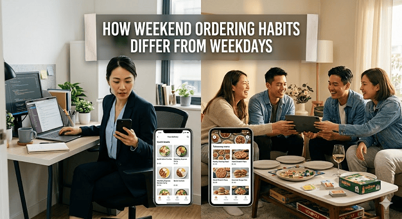 How Weekend Ordering Habits Differ From Weekdays